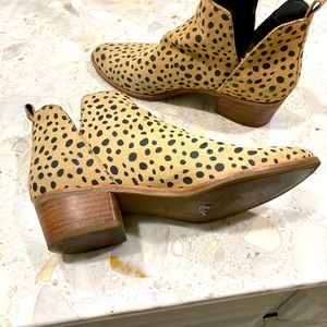 Leopard Dolce Vita booties. Gently worn and ready for winter wear.
